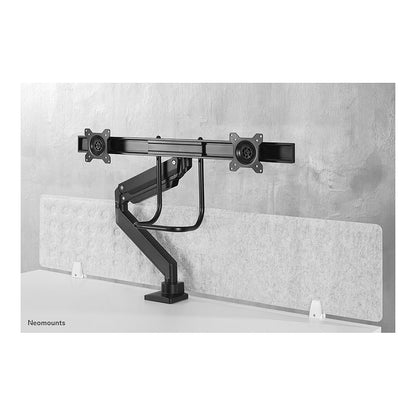 Neomounts Tischhalterung mit Tischhalterungsgriff für zwei Flachbildschirme bis 32" (81 cm) 8KG NM-D775DXBLACK Neomounts