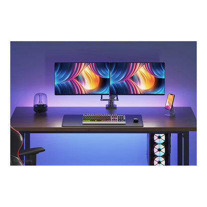 Neomounts Tischhalterung mit Tischhalterungsgriff für zwei Flachbildschirme bis 32" (81 cm) 8KG NM-D775DXBLACK Neomounts