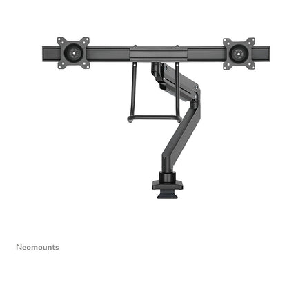 Neomounts Tischhalterung mit Tischhalterungsgriff für zwei Flachbildschirme bis 32" (81 cm) 8KG NM-D775DXBLACK Neomounts