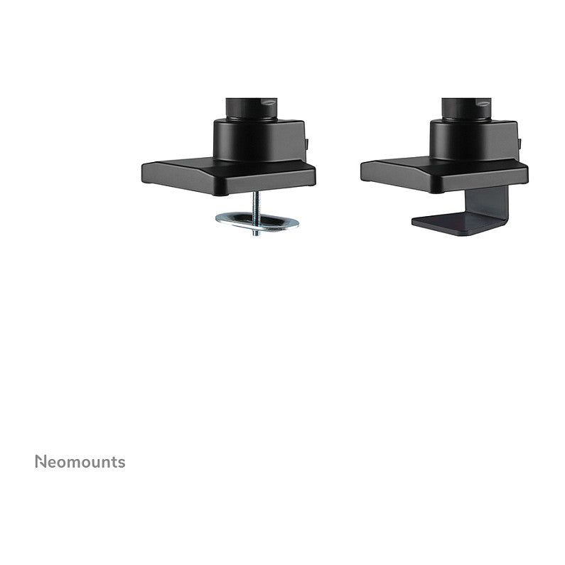 Neomounts Tischhalterung mit Tischhalterungsgriff für zwei Flachbildschirme bis 32" (81 cm) 8KG NM-D775DXBLACK Neomounts