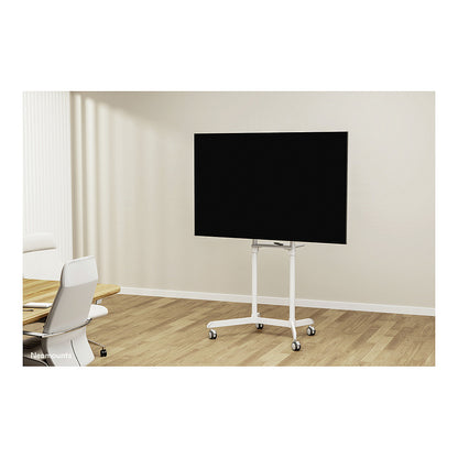Neomounts NS-M1250WHITE Mobiler Bodenständer für Flachbild-Fernseher bis 70" (178 cm) 70KG