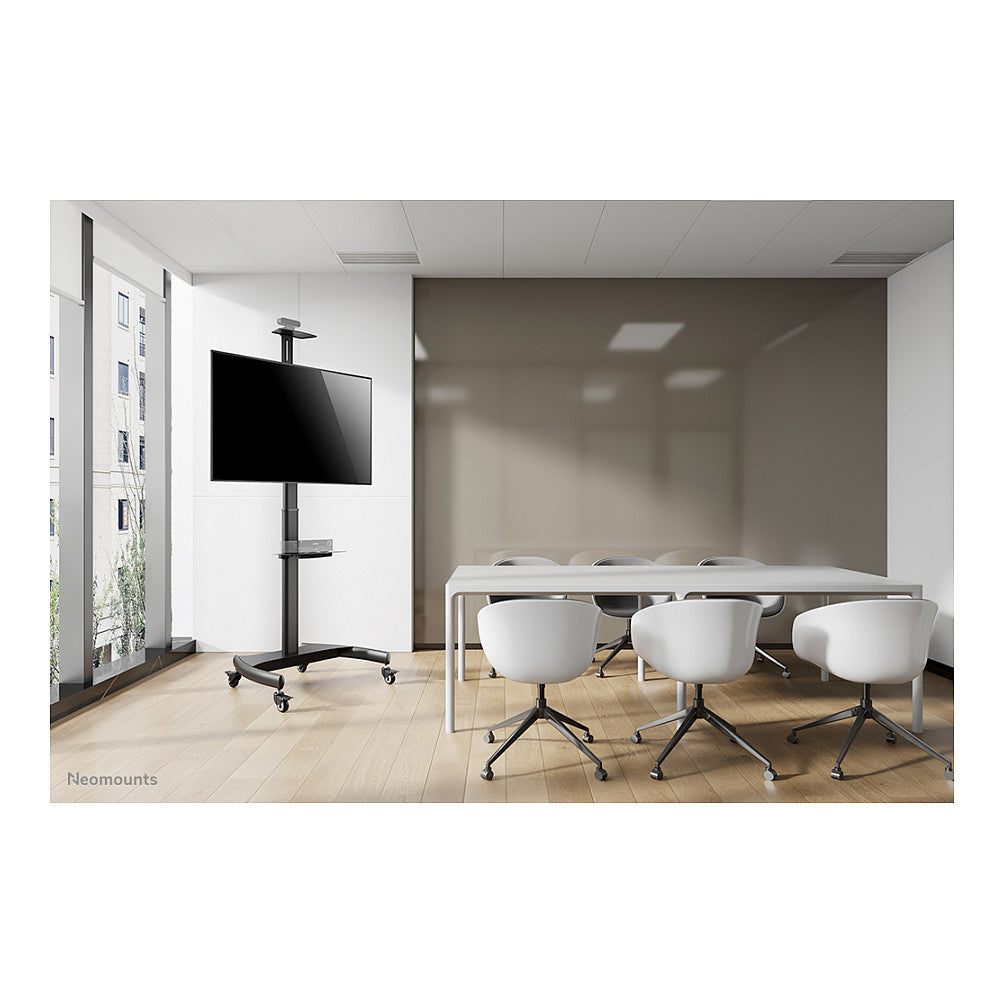 Mobiler Bodenständer für Flachbild-Fernseher bis 70" (178 cm). 90° drehen 50KG PLASMA-M1900E Neomounts