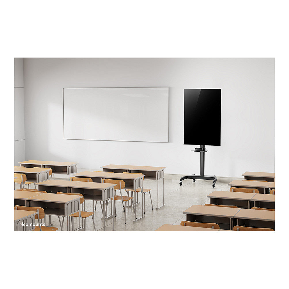 Mobiler Bodenständer für Flachbild-Fernseher bis 70" (178 cm). 90° drehen 50KG PLASMA-M1900E Neomounts