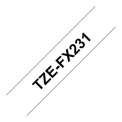 Brother Beschriftungsband TZE-FX231 12mm laminiert