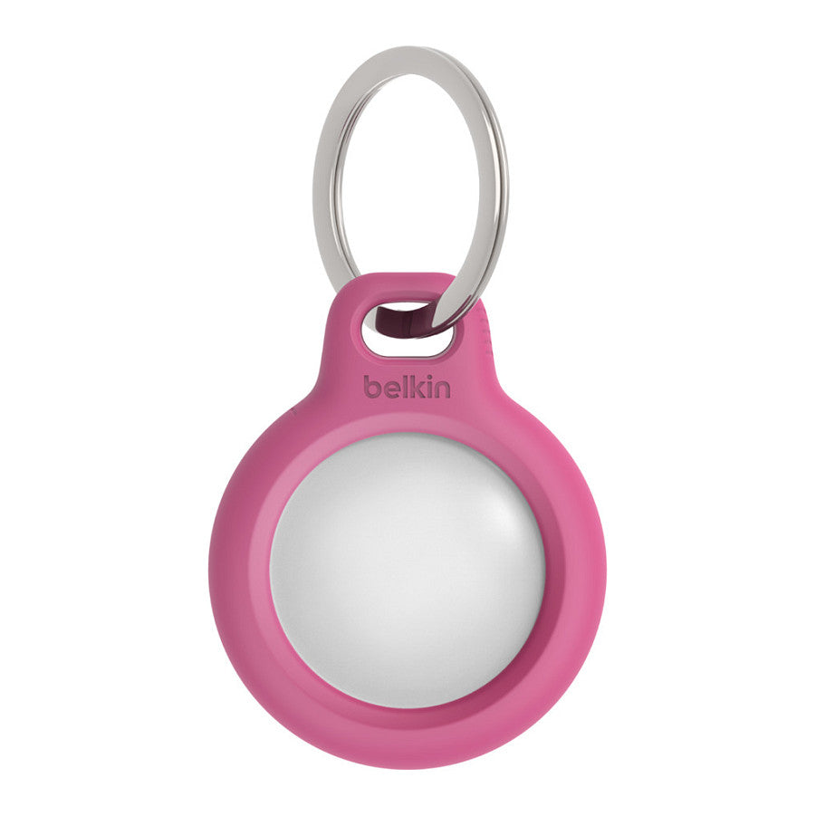 Belkin Secure Holder Schlüsselanhänger für Apple AirTag, pink