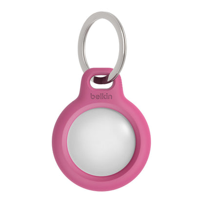 Belkin Secure Holder Schlüsselanhänger für Apple AirTag, pink