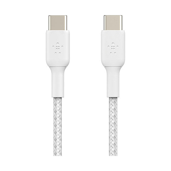 Belkin geflochtenes USB-C / USB-C-Kabel 2m, weiss