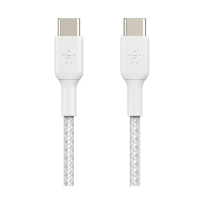 Belkin geflochtenes USB-C / USB-C-Kabel 2m, weiss