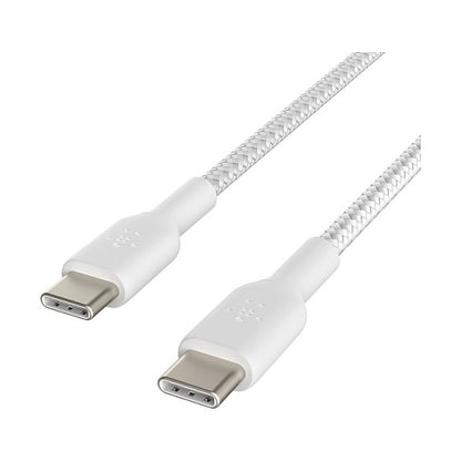Belkin geflochtenes USB-C / USB-C-Kabel 2m, weiss
