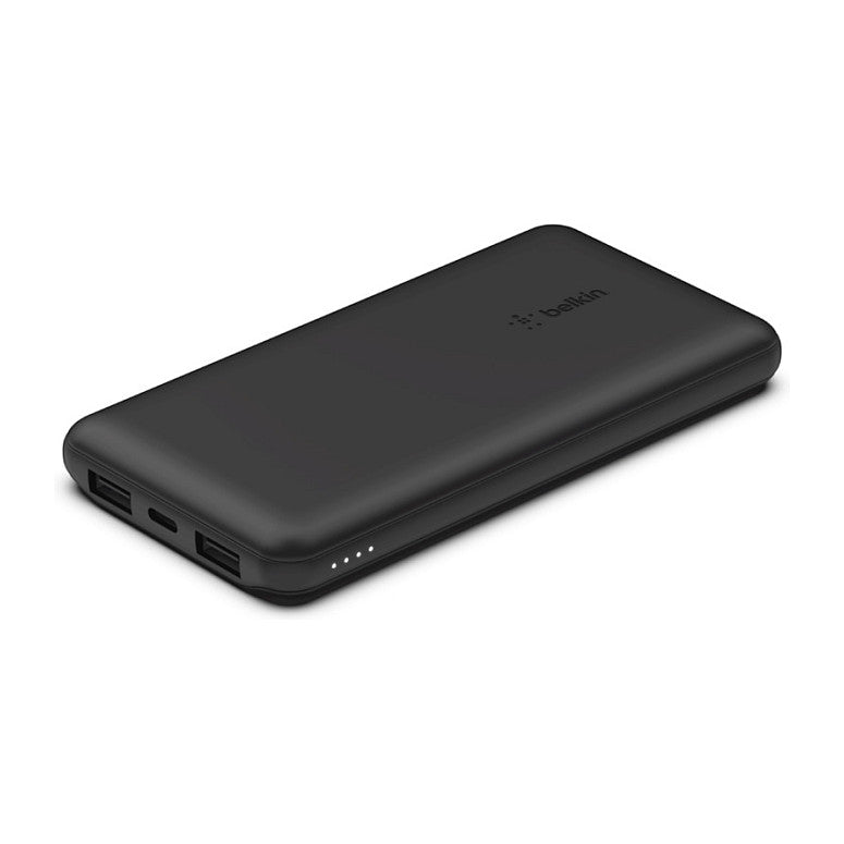 Belkin BOOST CHARGE Powerbank, 10.000mAh 12W, USB-A & -C, blk