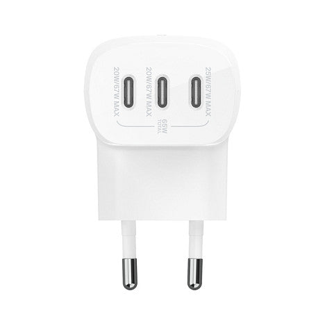 Belkin BOOST CHARGE 67W Ladegerät mit 3 USB-C, w