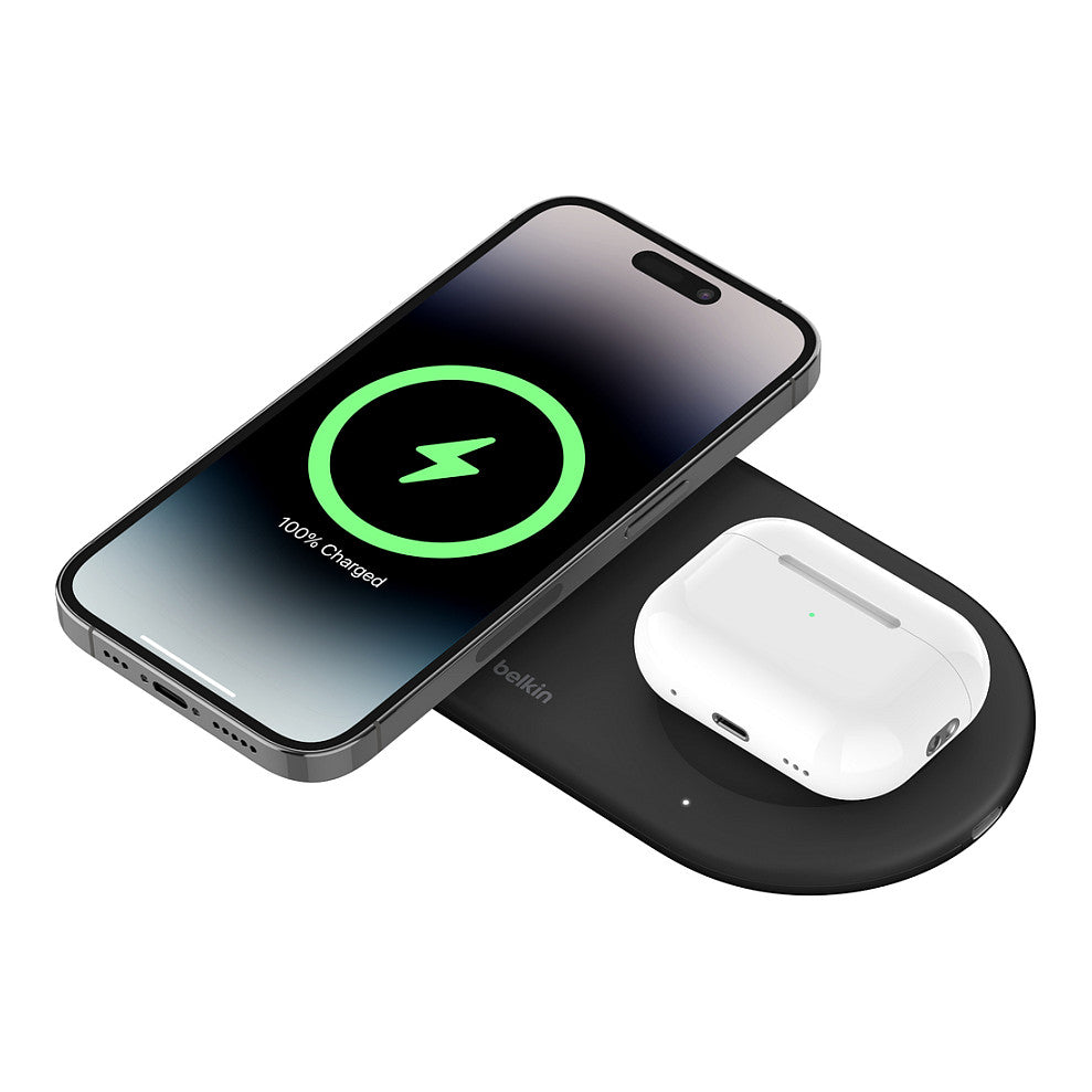 Belkin BOOST CHARGE PRO 2in1 Ladepad Qi2 15 Watt, schwarz