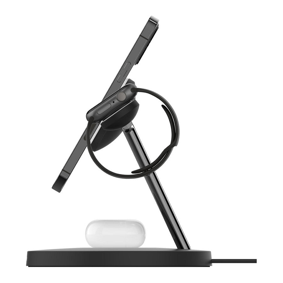 Belkin MagSafe 3-in-1-Ladegerät iPhone 12/13 Serie, schwarz