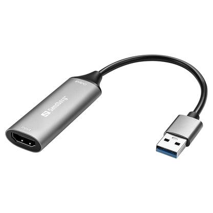 Sandberg USB 3.0 > HDMI (ST-BU) Adapter 4K Grau