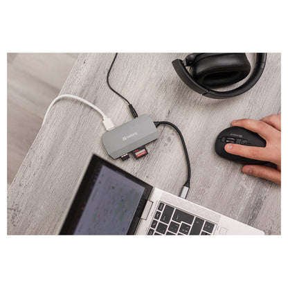 Sandberg 136-33 USB-C 6-in-1 PD 100W TravelDock