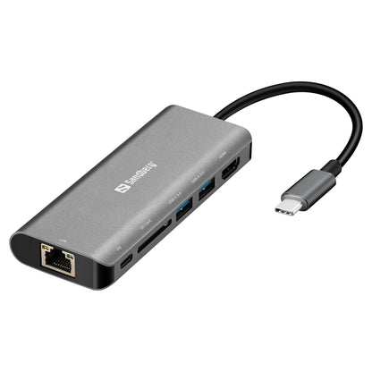 Sandberg 136-18 USB-C 6-in-1 PD 100W DisplayDock