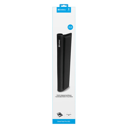 Sandberg Mauspad mit Handballenauflage 712x350mm Schwarz