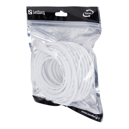 Patchkabel CAT6 RJ45 UTP 10m Sandberg White