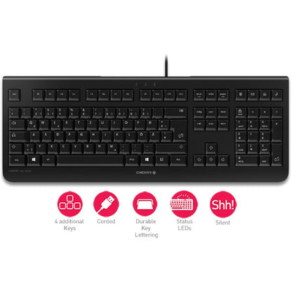 Cherry KC 1000 Corded ES-Layout schwarz