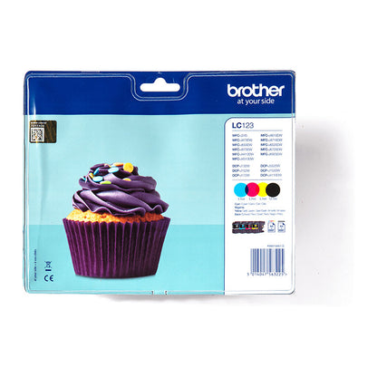 Brother Tinte LC-123 Value Pack (BK/C/M/Y)