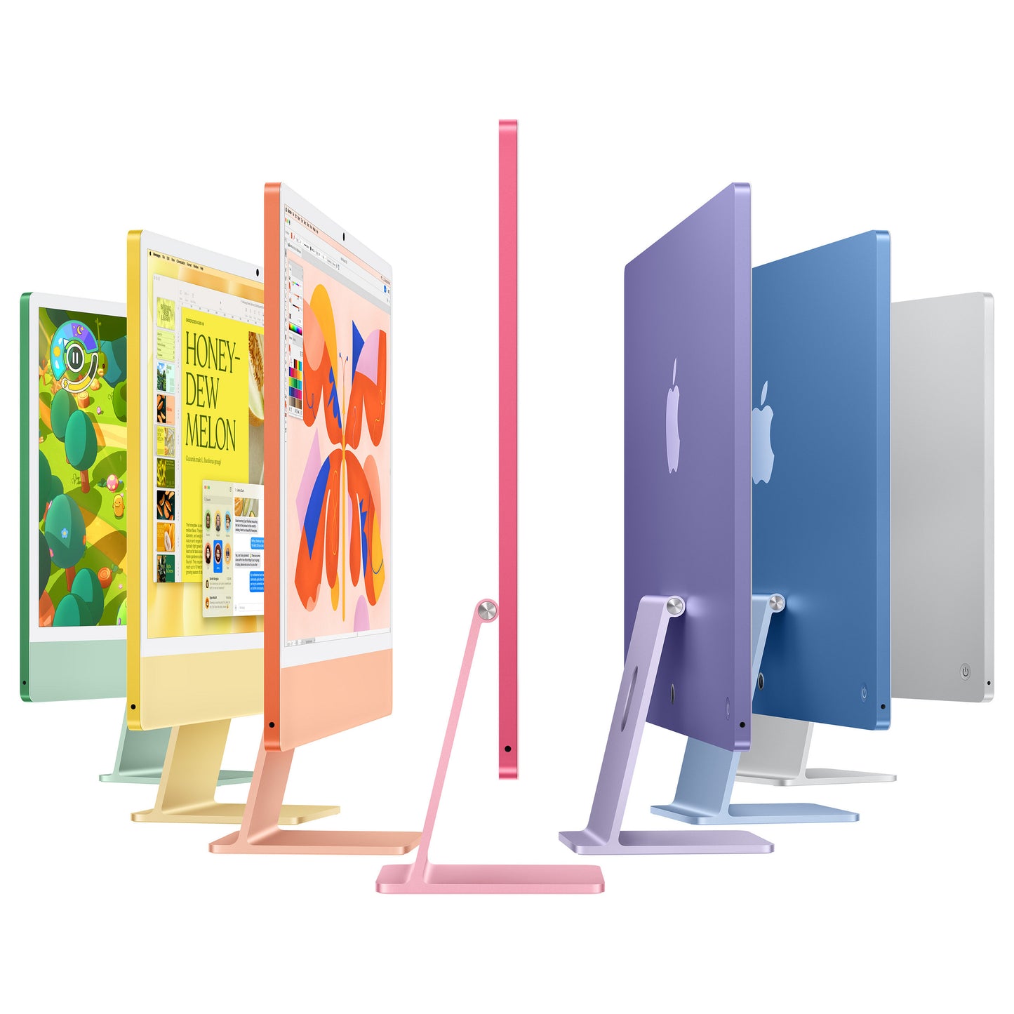 Apple 24-inch iMac with Retina 4.5K display: Apple M4 chip with 10-core CPU and 10-core GPU, 24GB, 512GB SSD - Silver