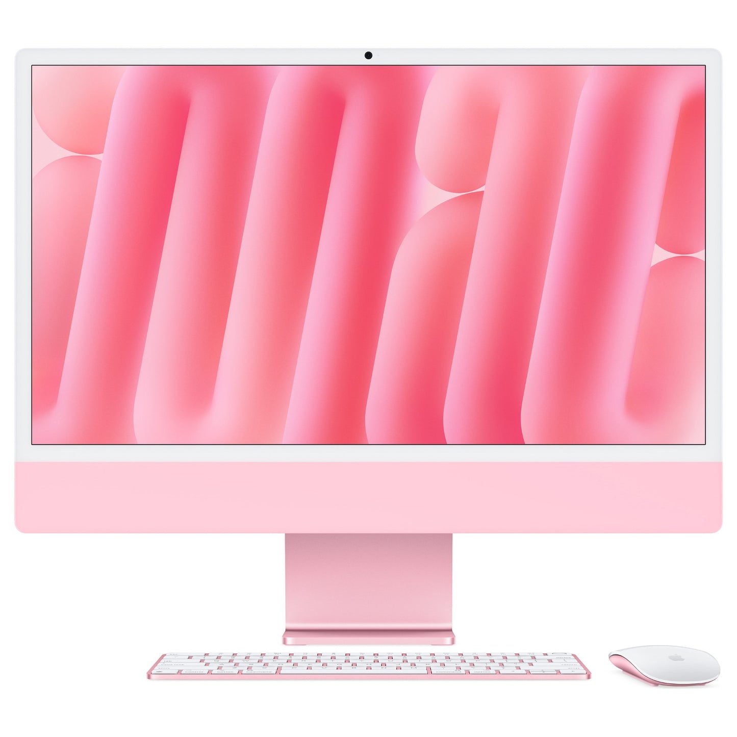 Apple 24-inch iMac with Retina 4.5K display: Apple M4 chip with 10-core CPU and 10-core GPU, 16GB, 256GB SSD - Pink