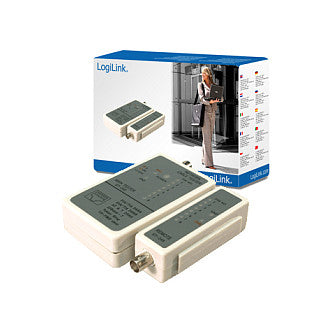 Kabeltester LogiLink Netzwerk RJ45/BNC