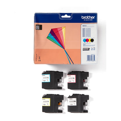Brother Tinte LC-223 Value Pack (BK/C/M/Y)