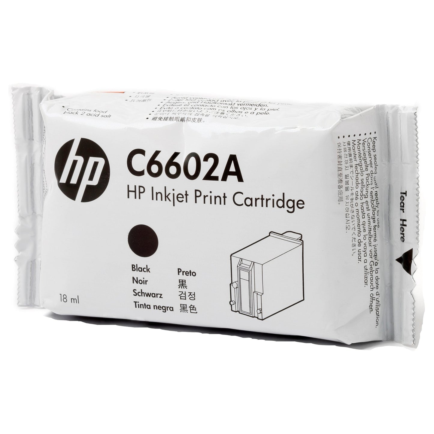 HP C6602A Schwarz Universelle Inkjet Druckerpatrone