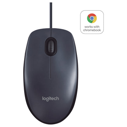 Logitech B100 optical USB black OEM