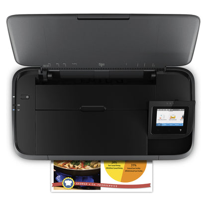 T HP Officejet 250 Mobiler Tintenstrahldrucker 3in1 A4 WiFi inkl. Akku