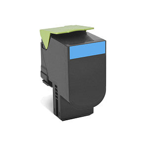 Lexmark Toner 70C2HCE Cyan bis zu 3.000 Seiten