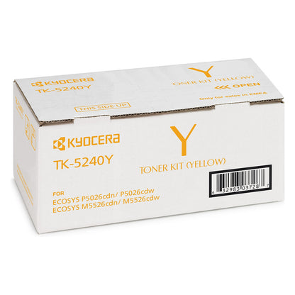 Kyocera Toner TK-5240Y Gelb bis zu 3.000 Seiten gem. ISO/IEC 19798