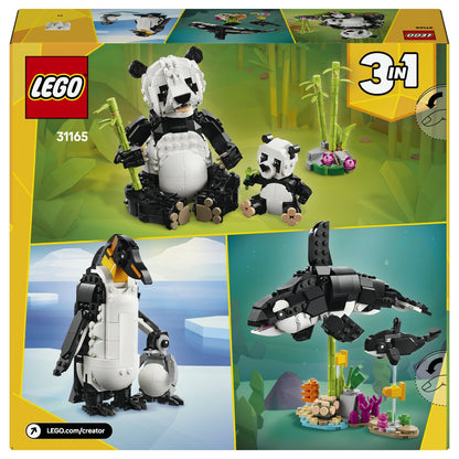 LEGO Creator Wilde Tiere: Pandafamilie 31165