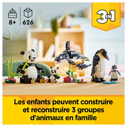 LEGO Creator Wilde Tiere: Pandafamilie 31165