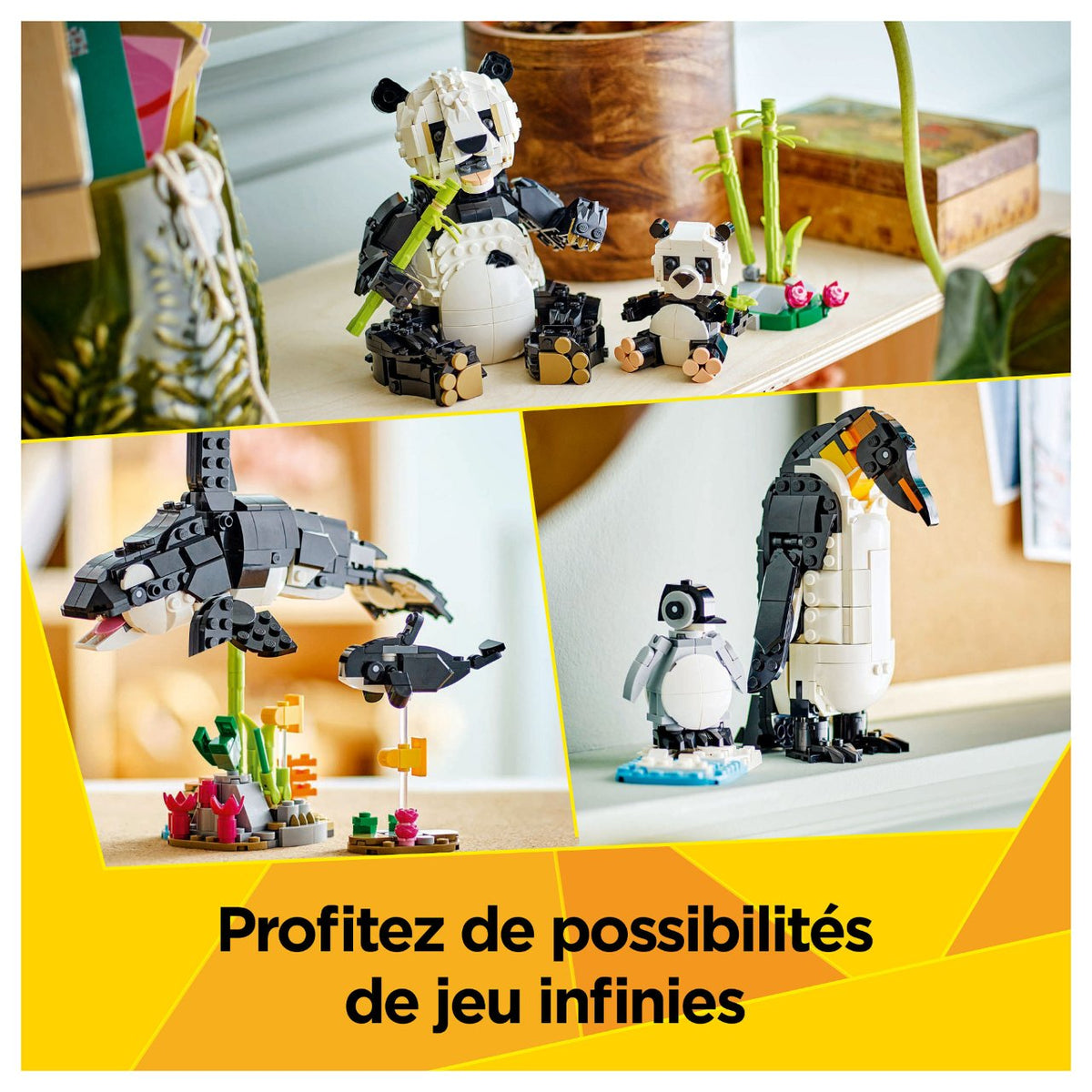LEGO Creator Wilde Tiere: Pandafamilie 31165
