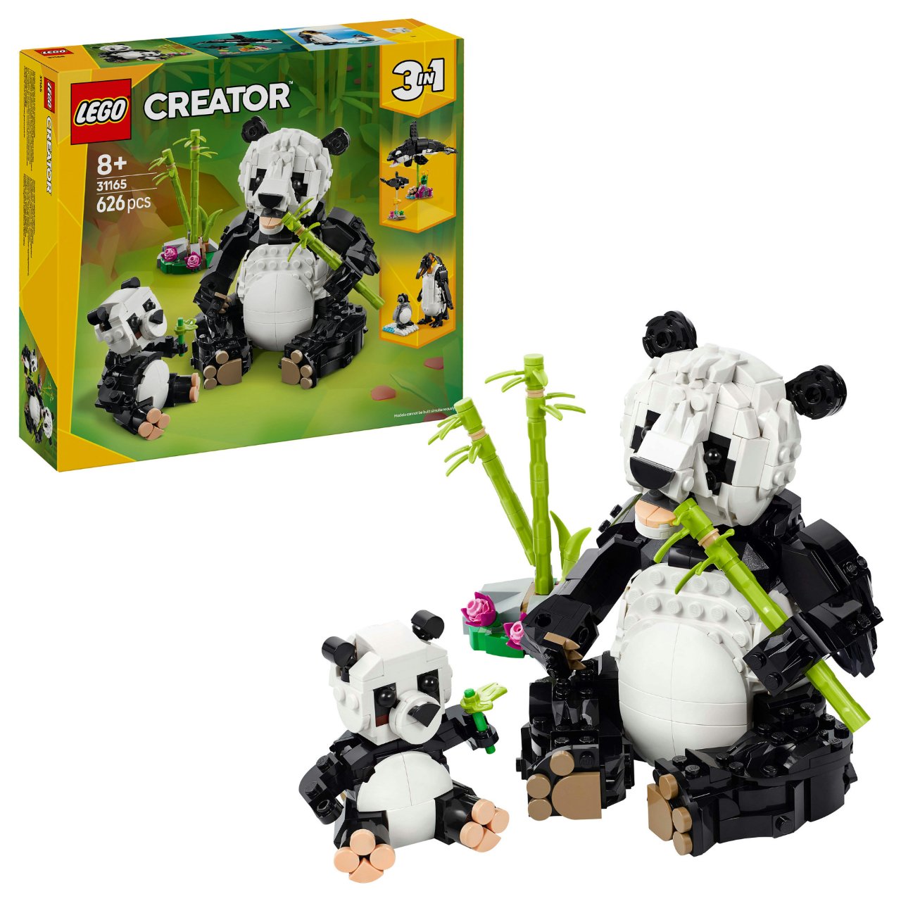 LEGO Creator Wilde Tiere: Pandafamilie 31165
