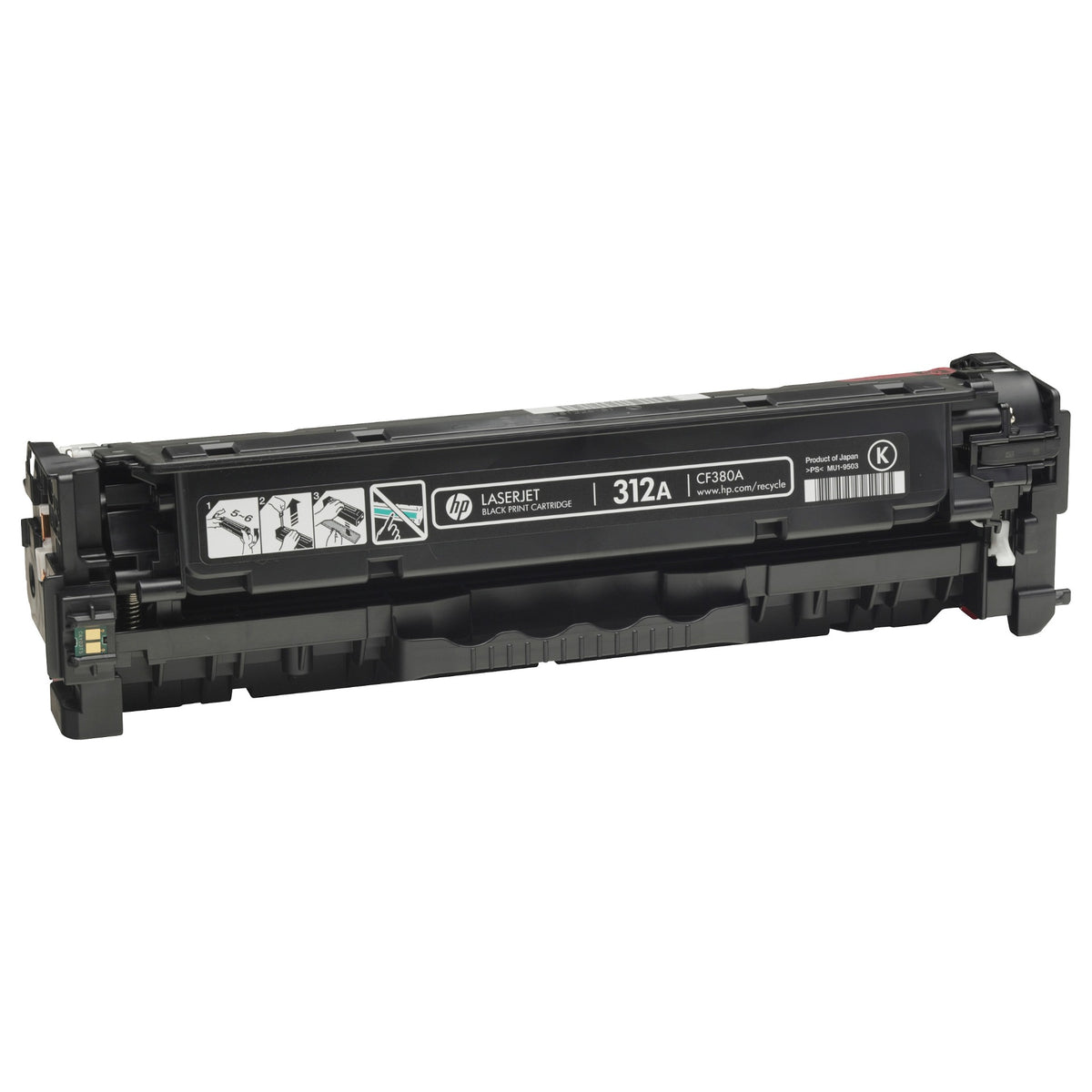 HP 312A original Toner cartridge CF380A black standard capacity 2.400 pages 1-pack