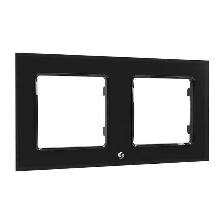 Shelly Accessories "Wall Frame 2" Wandtaster Rahmen 2-fach Schwarz