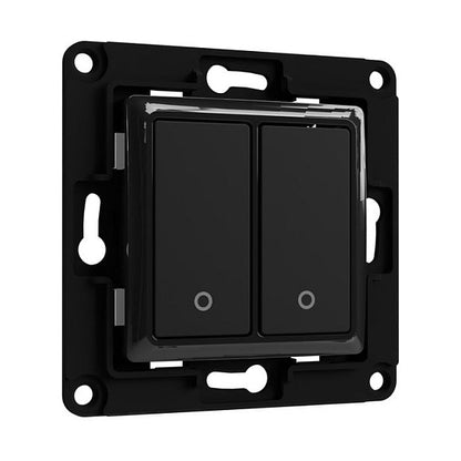 Shelly Accessories "Wall Switch 2" Wandtaster 2-fach Schwarz