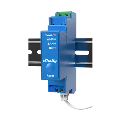 Shelly Relais "Pro 1" WLAN LAN Max. 16A 1 Kanal 1 Phase BT DIN-Rail