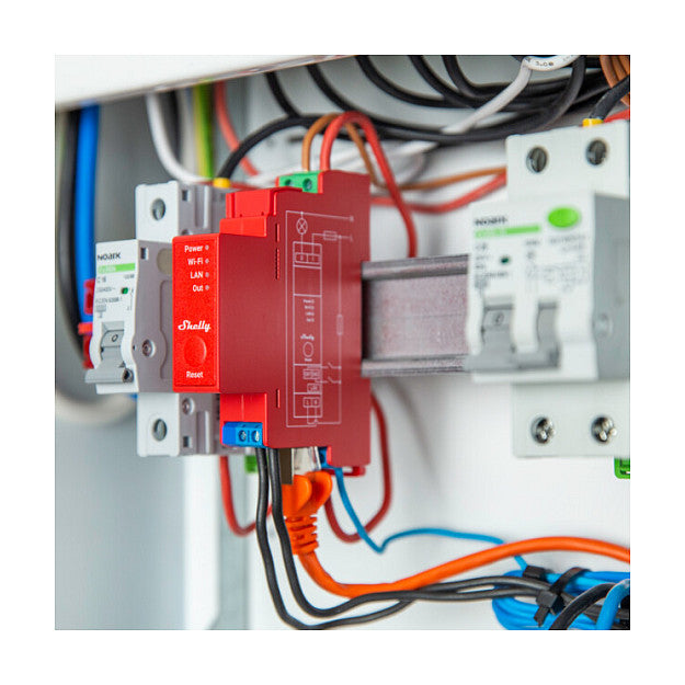 Shelly Relais "Pro 1PM" WLAN LAN Max. 16A 1 Kanal 1 Phase BT Messfunktion DIN-Rail