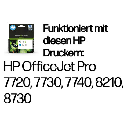 HP Tinte 953XL F6U16AE Cyan