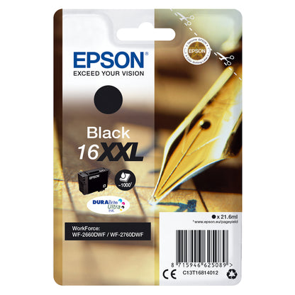 Epson Tinte 6LB 16XXL ink cartridge black extra high capacity 1.000 pages 1-pack