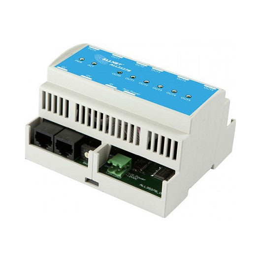 ALLNET MSR IO ALL3527B HUT / 6fach 250V/16A Relais Ausgang I2C