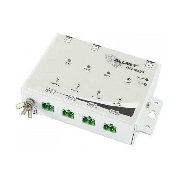 ALLNET MSR IO ALL4427 / 4 Port 250V/10A Relais im Gehäuse AUSGANG