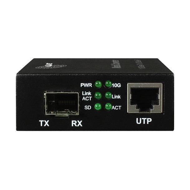 Z ALLNET Medienkonverter 10GBASE-T auf 10GBASE-SX/LX Single-/Multimode SFP+ Mini-GBIC Anschluss ALL-MC109-SFP+