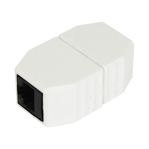 ALLNET TP-TP Kupplung CAT6A Buchse 1:1 8-pol. RJ45 magnetische Sicherungskupplung Abwurfbuchse PoE fähig bis zu 10GBit