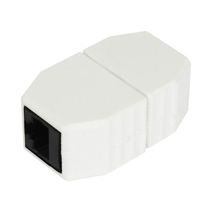 ALLNET TP-TP Kupplung CAT6A Buchse 1:1 8-pol. RJ45 magnetische Sicherungskupplung Abwurfbuchse PoE fähig bis zu 10GBit