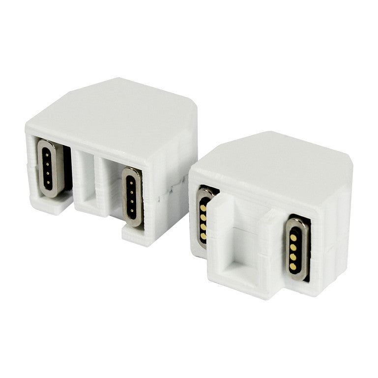 ALLNET TP-TP Kupplung CAT6A Buchse 1:1 8-pol. RJ45 magnetische Sicherungskupplung Abwurfbuchse PoE fähig bis zu 10GBit